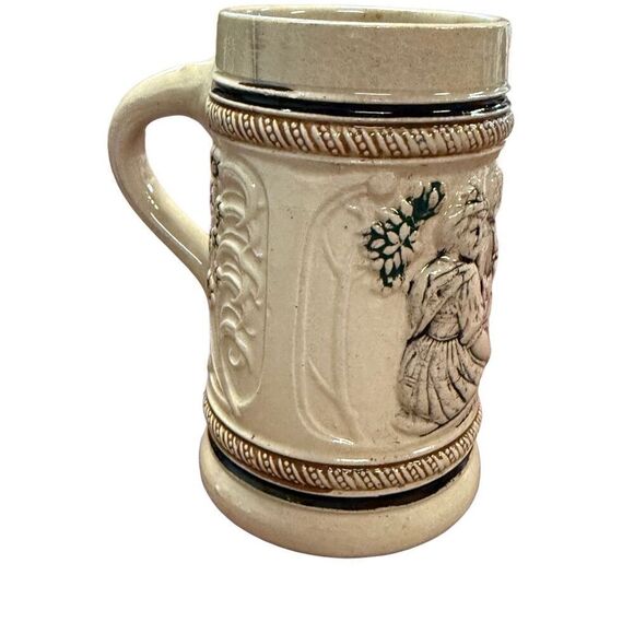 Antique Vintage German Beer Stein 1/4 L size - Picture 2 of 8